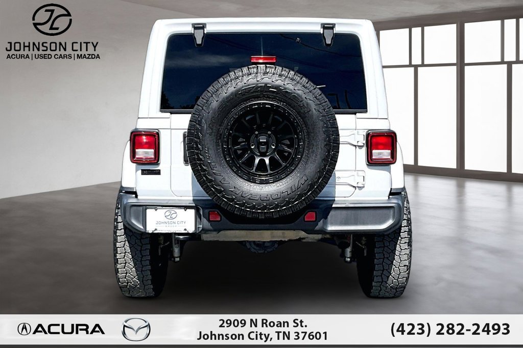 Used 2021 Jeep Wrangler Unlimited Sahara w/ Uconnect 4C Nav & Sound Group AWD/4WD image 4