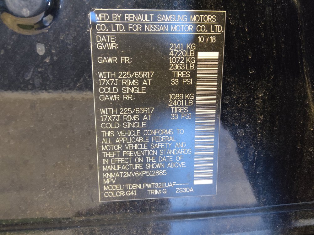 Used 2019 Nissan Rogue S w/ Special Edition Package AWD/4WD image 33