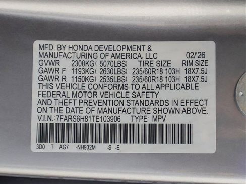 New 2026 Honda CR-V Sport-L image 52