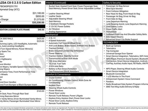 Used 2023 MAZDA CX-5 Carbon Edition AWD/4WD image 2