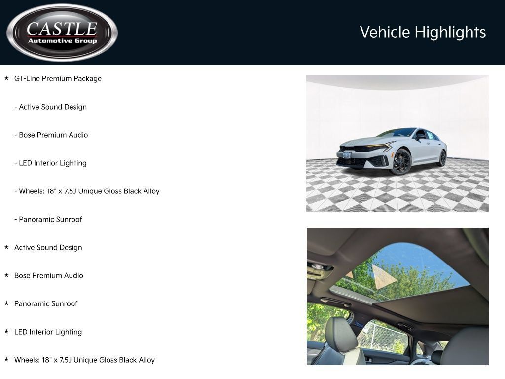New 2026 Kia K5 GT-Line w/ GT-Line Premium Package AWD/4WD image 3