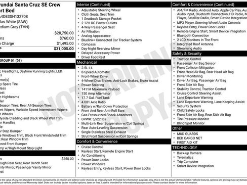 Used 2025 Hyundai Santa Cruz SE image 7