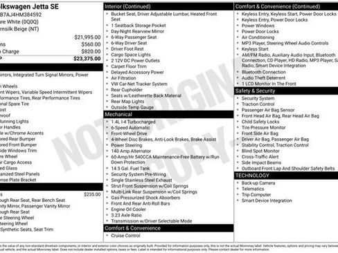 Used 2017 Volkswagen Jetta SE image 9