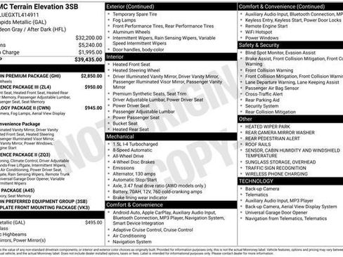 New 2026 GMC Terrain Elevation w/ Elevation Premium Package image 28