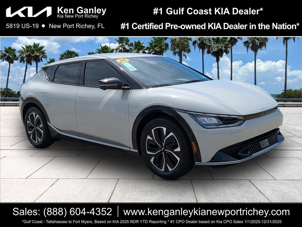 Certified 2024 Kia EV6 Wind w/ Wind Technology Package RWD image 1