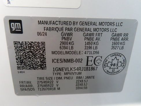 Used 2024 Chevrolet Traverse RS w/ LPO, Floor Liner Package image 73