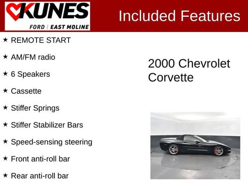 Used 2000 Chevrolet Corvette Base w/ Performance Handling Pkg image 2