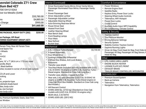 Used 2017 Chevrolet Colorado Z71 AWD/4WD image 3