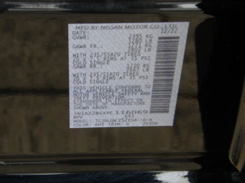 Certified 2023 Nissan Murano SV w/ SV Midnight Edition Package image 14