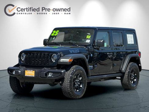 Certified 2025 Jeep Wrangler Unlimited Sport S 4xe AWD/4WD image 8