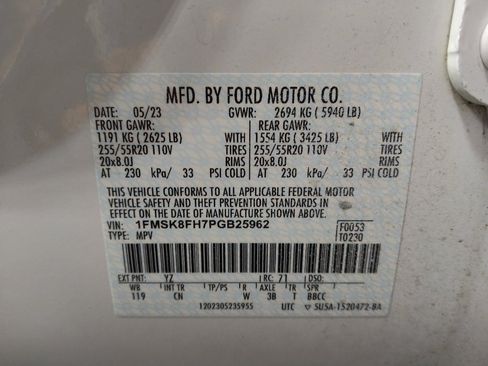 Used 2023 Ford Explorer Limited AWD/4WD image 33