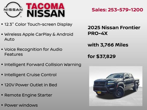Used 2025 Nissan Frontier PRO-4X w/ Pro Convenience Package AWD/4WD image 18