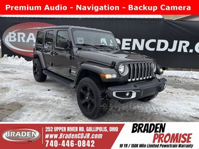 Used 2021 Jeep Wrangler Unlimited Sahara w/ Uconnect 4C Nav & Sound Group
