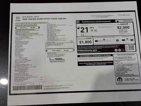 Used 2019 RAM 1500 Big Horn image 14