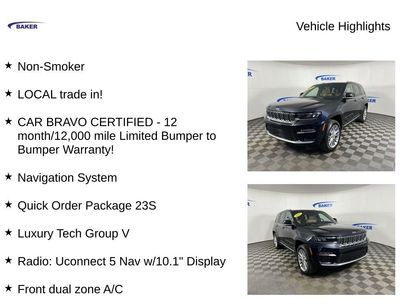 Used 2023 Jeep Grand Cherokee Summit w/ Luxury Tech Group V