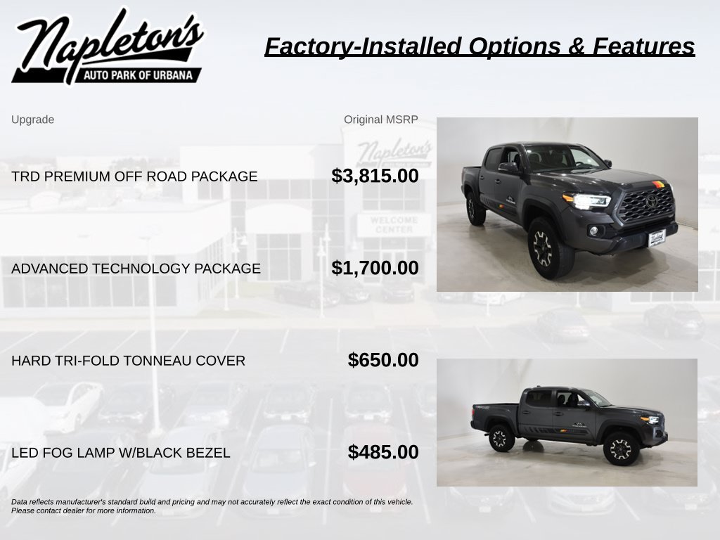 Used 2021 Toyota Tacoma TRD Off-Road w/ TRD Premium Off Road Package AWD/4WD image 4