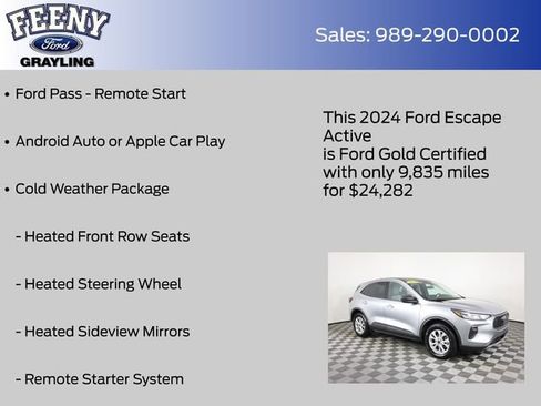 Used 2024 Ford Escape Active w/ Tech Pack #1 image 9