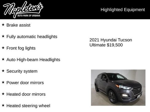 Used 2021 Hyundai Tucson Ultimate FWD image 16