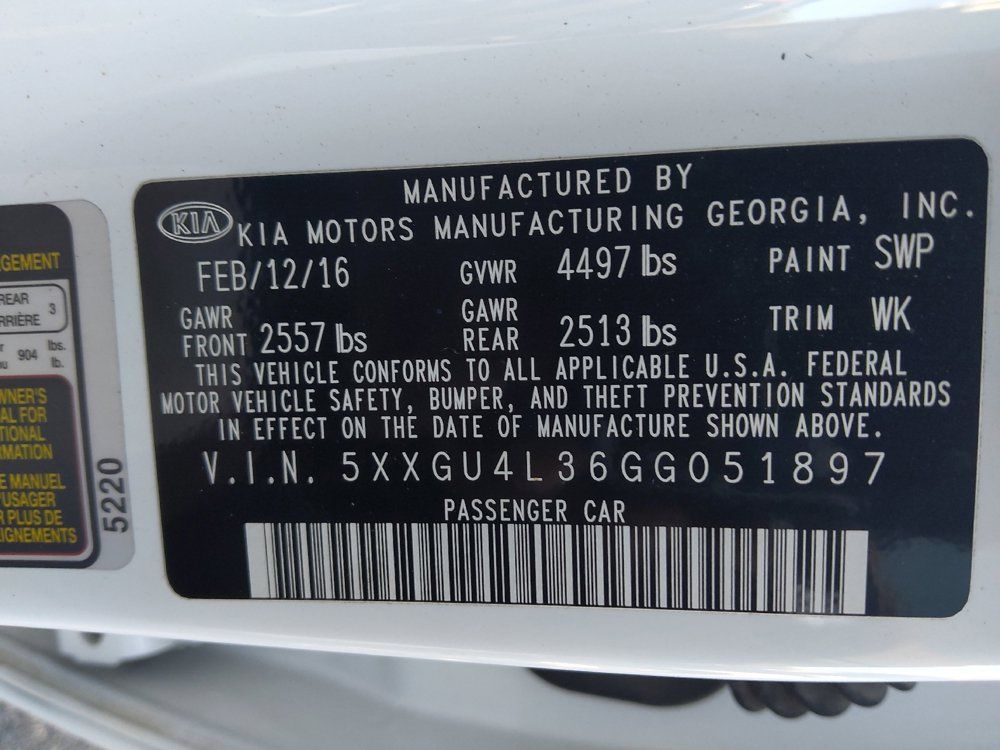 Used 2016 Kia Optima EX w/ Premium Package FWD image 33