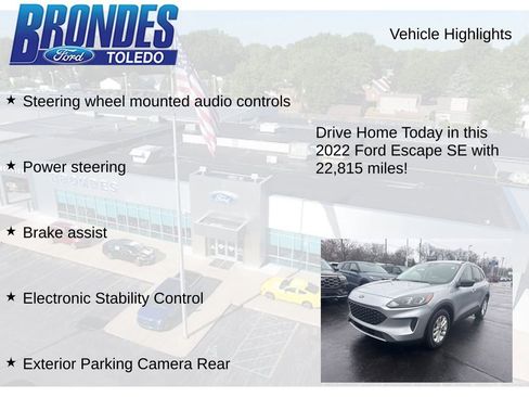 Used 2022 Ford Escape SE w/ Convenience Package FWD image 17