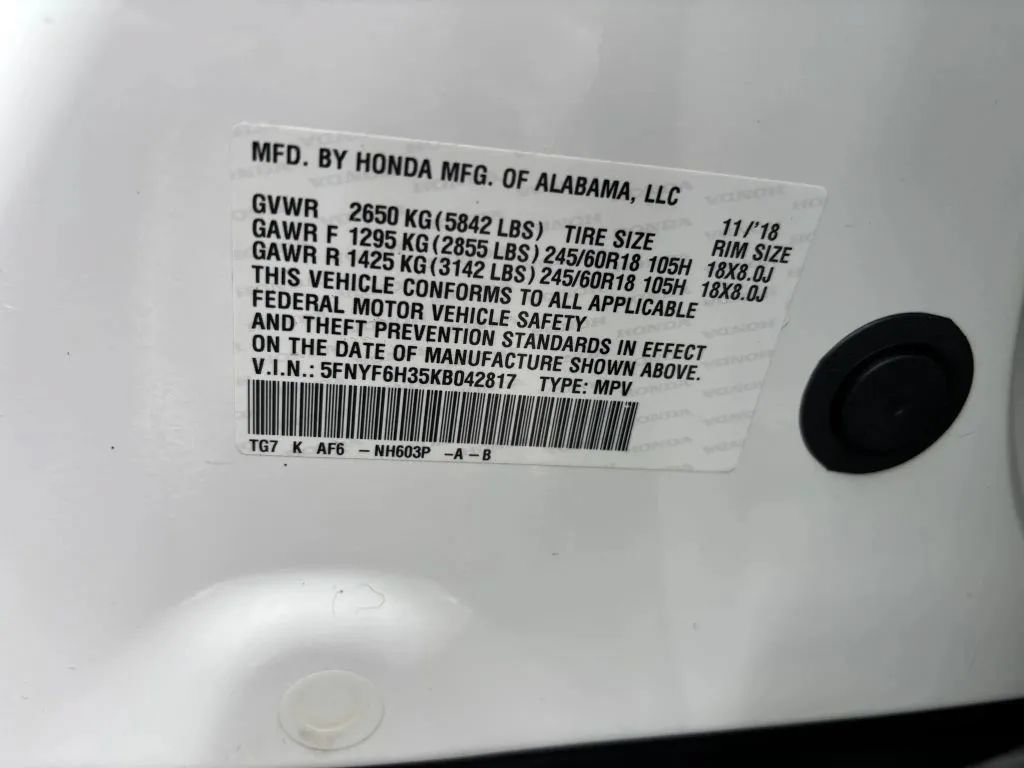 Used 2019 Honda Pilot EX image 27