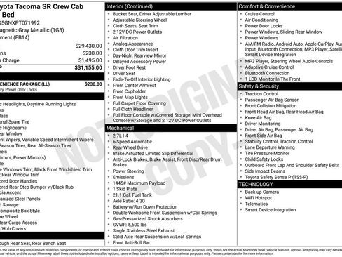 Used 2023 Toyota Tacoma SR w/ SR Convenience Package image 37