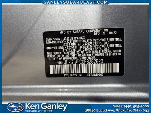 Certified 2023 Subaru Crosstrek 2.0i Premium image 27