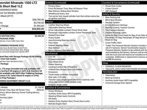 Certified 2019 Chevrolet Silverado 1500 LTZ w/ LTZ Texas Edition AWD/4WD image 11