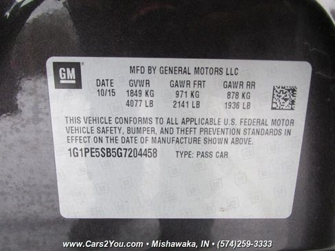 Used 2016 Chevrolet Cruze LT FWD image 26
