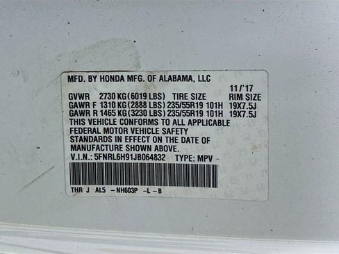 Used 2018 Honda Odyssey Elite image 12