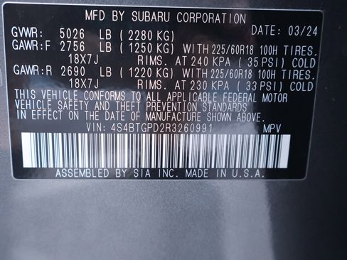 Used 2024 Subaru Outback Touring XT w/ Tech Package 3 image 29