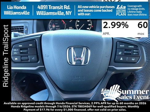 New 2026 Honda Ridgeline TrailSport image 17