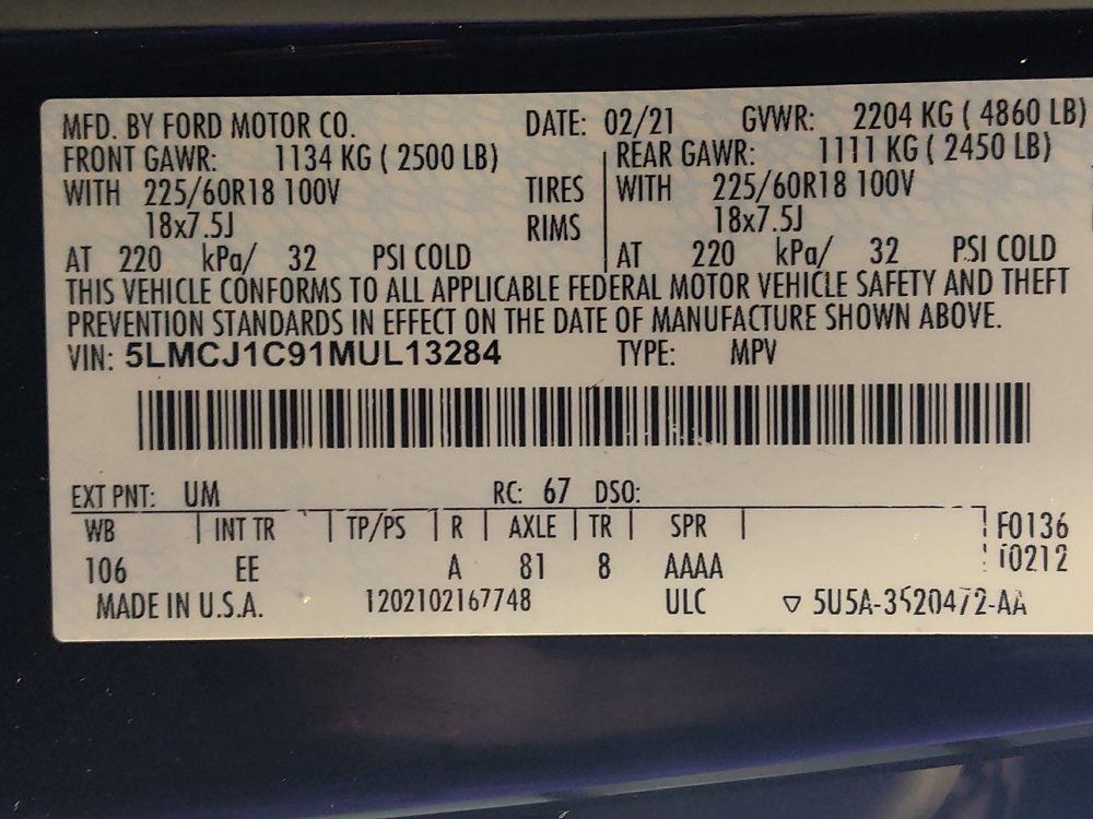 Used 2021 Lincoln Corsair FWD w/ Equipment Group 101A image 33