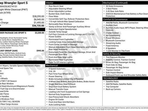 Used 2020 Jeep Wrangler Sport image 37