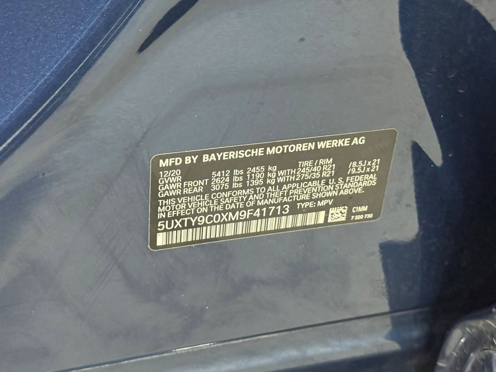 Used 2021 BMW X3 M40i w/ Premium Package AWD/4WD image 55