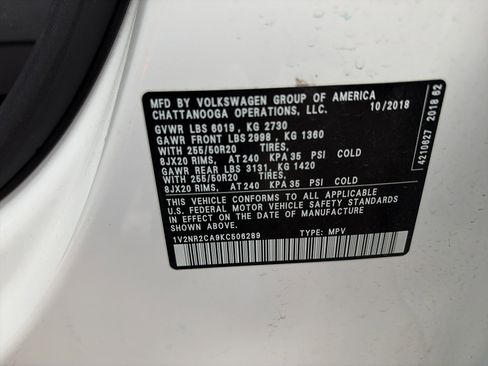 Used 2019 Volkswagen Atlas SEL Premium AWD/4WD image 30