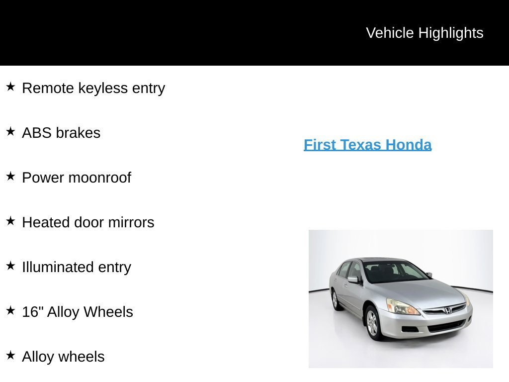 Used 2006 Honda Accord EX image 9