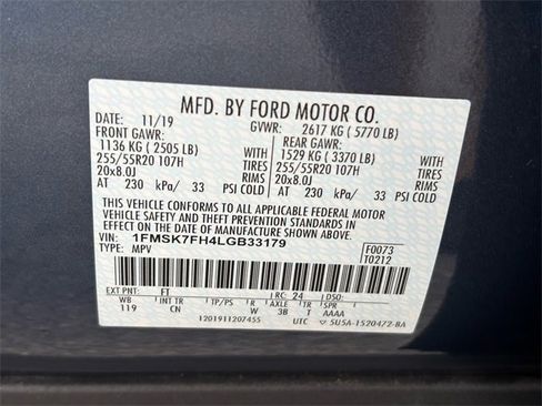 Used 2020 Ford Explorer Limited image 25