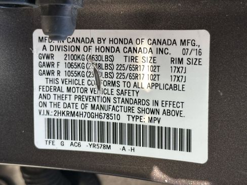 Used 2016 Honda CR-V EX-L image 15