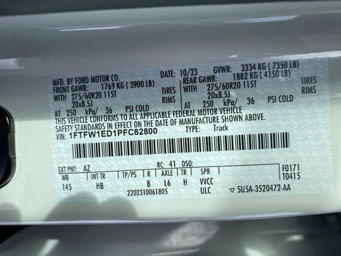 Certified 2023 Ford F150 Lariat w/ Equipment Group 502A High image 40