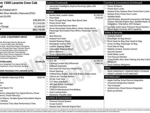 Used 2021 RAM 1500 Laramie AWD/4WD image 6