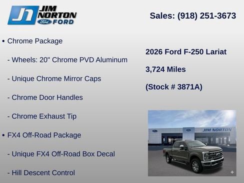 Used 2026 Ford F250 Lariat w/ Chrome Package AWD/4WD image 11