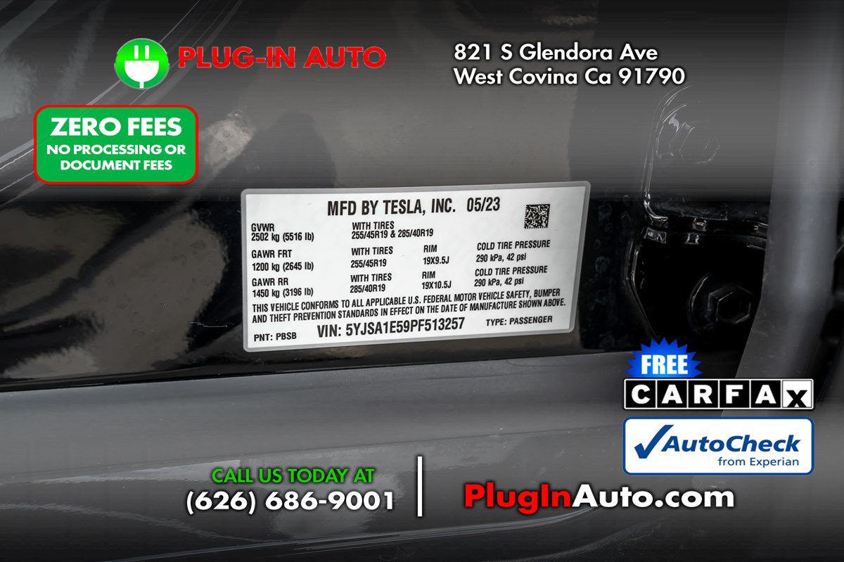 Used 2023 Tesla Model S Standard Range AWD/4WD image 8