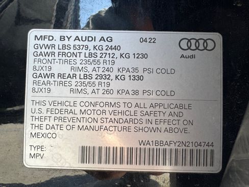 Used 2022 Audi Q5 2.0T Premium Plus w/ Premium Plus Package AWD/4WD image 20