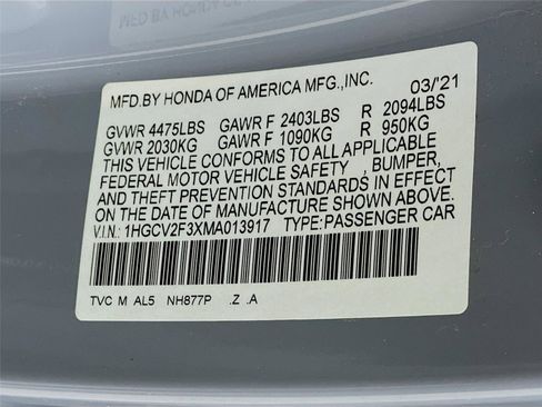 Used 2021 Honda Accord Sport image 37