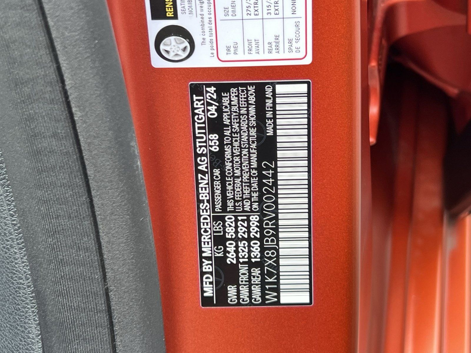 Certified 2024 Mercedes-Benz AMG GT 63 image 44
