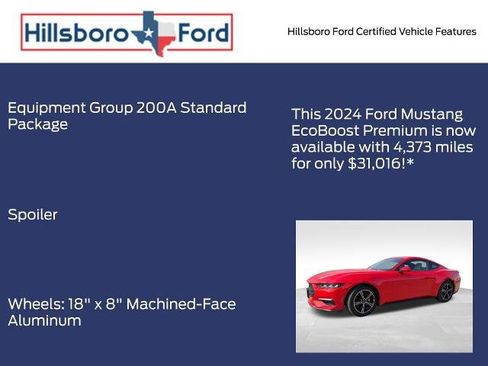 Certified 2024 Ford Mustang Premium RWD image 5