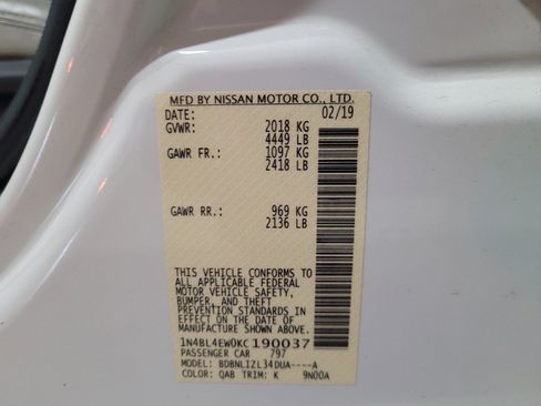 Used 2019 Nissan Altima 2.5 SL AWD/4WD image 33