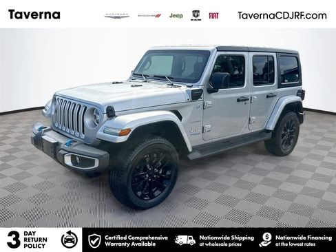 Used 2022 Jeep Wrangler Unlimited Sahara w/ Cold Weather Group AWD/4WD image 1