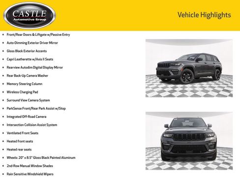 New 2025 Jeep Grand Cherokee Limited w/ Luxury Tech Group II image 6